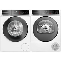 Pesukone ja kuivausrumpu Bosch WGB244A0SN-WQB245ALSN Serie 8, 9/9kg, valkoinen