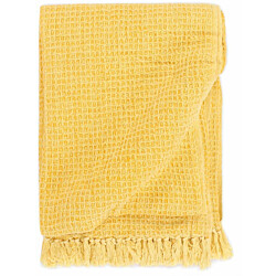 Viltti puuvilla 125x150 cm sinapinkeltainen