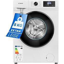 Edestä täytettävä pesukone Bomann WA7185, 1400rmp, 8kg, , valkoinen