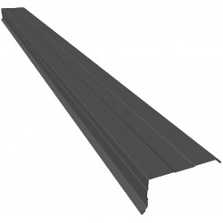 Päätylista Weckman 160 Economy, 2000mm, musta RR33