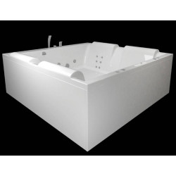 Poreamme Westerbergs Pacific 180SQ Comfort 2.0, akryyli, valkoinen