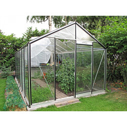 Kasvihuone Prestige 15,9m², 4mm turvalasit, integroitu sokkeli