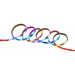 LED-nauha Airam Led Strip Pixel RGB, 24V, IP20, kaukosäätimellä, 5m