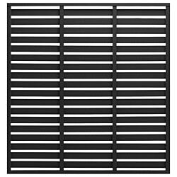 Aitapaneeli WPC 180x180 cm musta