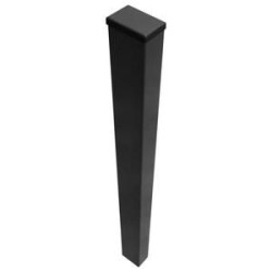 Aitatolppa Fornorth aitaelementille, 200cm, musta