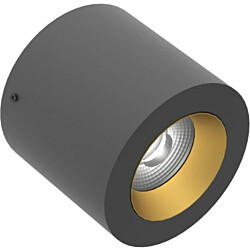Alasvalo Illuxtron Vector, Ø100mm, HV-FD, 800lm, 3000K, 40°, musta/kulta