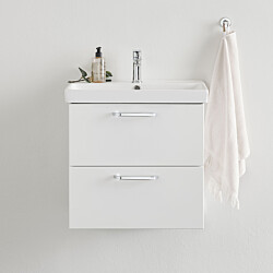 Allaskaappi ja pesuallas Bathlife Yster, 560x320x550mm, valkoinen