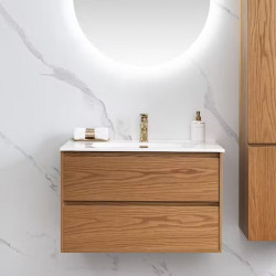 Allaslaatikosto altaalla Bathlife Lättsam, 800mm, tammi