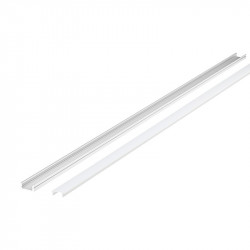 Alumiiniprofiili Limente LINEA, 2m + 1m, valkoinen