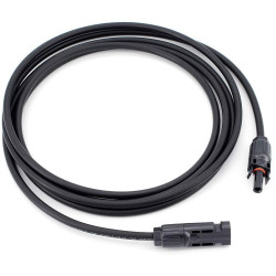 Aurinkopaneelin jatkojohto Scandkom E-Energia 6mm², MC4-liittimet, 2m, musta