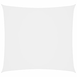Aurinkopurje Oxford-kangas neliö 3,6x3,6 m valkoinen