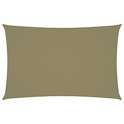 Aurinkopurje Oxford-kangas suorakaide 5x8 m beige