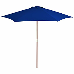 Aurinkovarjo puurunko 270 cm sininen