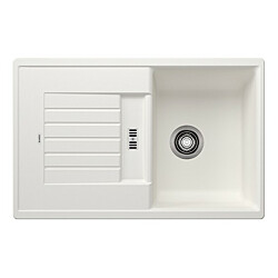 Keittiöallas Blanco Zia 45 S, 780x500mm, silgranit, valkoinen
