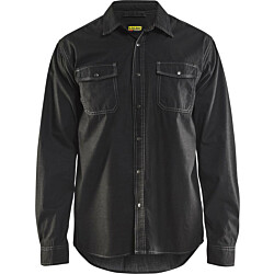 Denim-paita Blåkläder 3295 musta, koko S