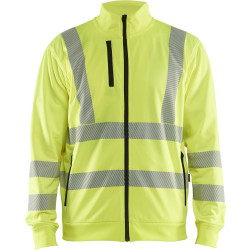 Collegepaita Blåkläder 3563 Highvis, vetoketjulla, huomiokeltainen, koko XL