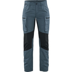 Naisten housut Blåkläder 7159 Stretch, teräksensininen/tumma mariininsininen, koko C36