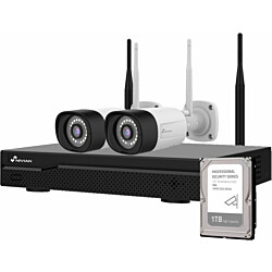 Valvontakamerapaketti Celotron Nivian Professional, 3MP, 2 kameraa, 10 kanavaa, 1Tb