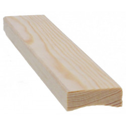Peitelista Cent, 12x32x3300mm, mänty, käsittelemätön