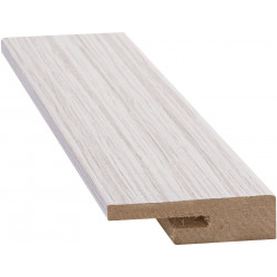 Jalkalista D2D R2, 12x42x2400mm, MDF, vaalea tammi