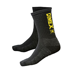 Merinovillasukat Dimex 4498+ Vahva musta 43-45