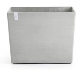 Kukkaruukku pyörillä Ecopots Pariisi 85cm valkoharmaa