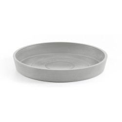 Aluslautanen Ecopots Tukholma 15cm valkoharmaa