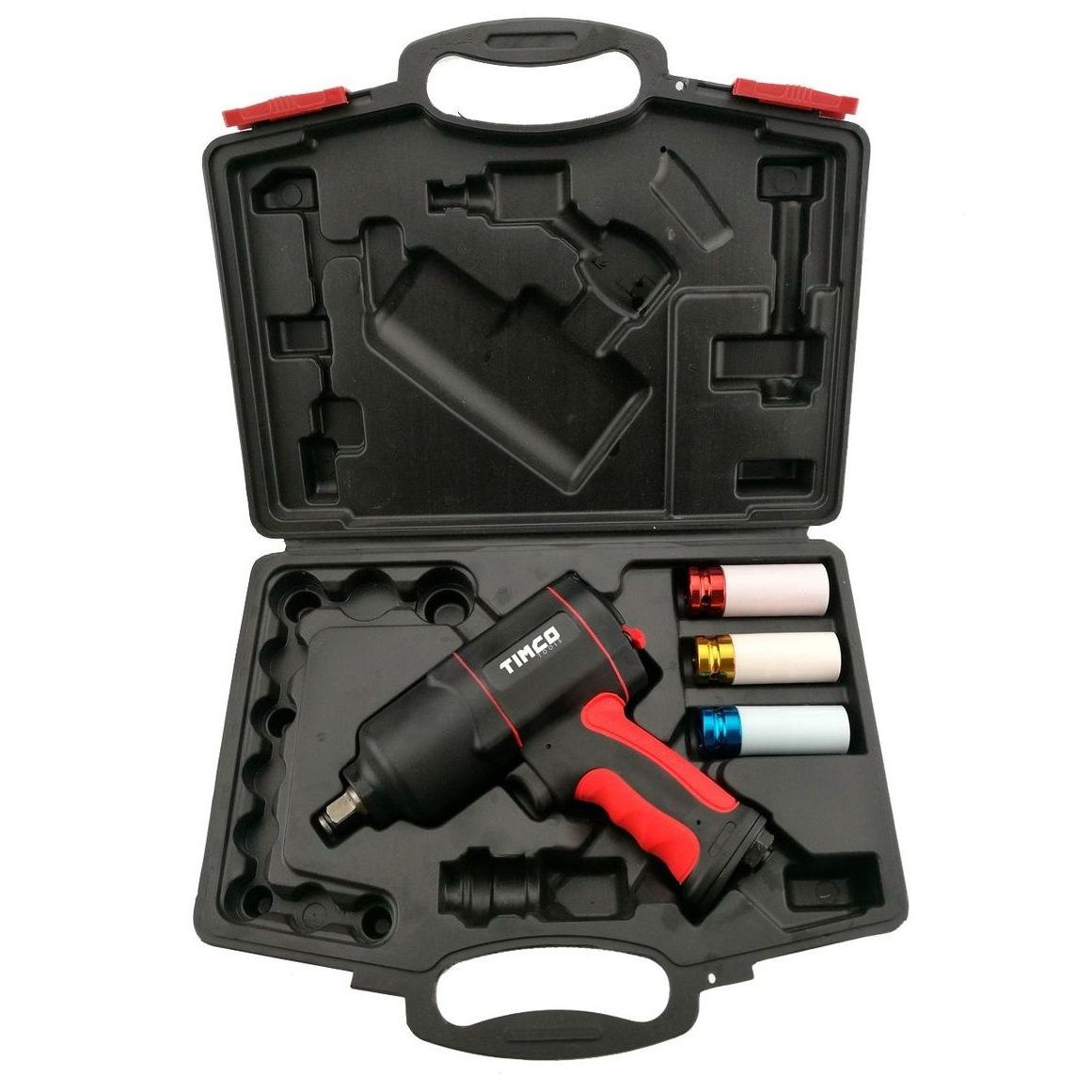 Mutterinväännin ja voimahylsyt Timco 1/2" 1600Nm HD