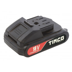 Mutterinvääntimen akku Timco 18V, 2Ah