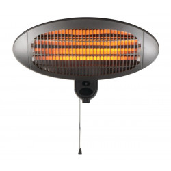 Terassilämmitin Hottia, 2000W, kvartsi, seinäasennus