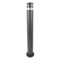 Pollarivalaisin LED Energie Pisa, E27, 800mm, pyöreä, tummanharmaa