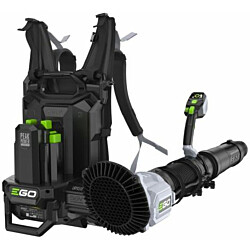 Akkukäyttöinen reppupuhallin Ego Power+ LBPX1100, 56V, säädettävä teho, 1870m³, 36Nm, ilman akkua