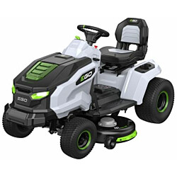 Akkukäyttoinen päältäajettava ruohonleikkuri Ego Power+ TR4201E, 56V, 107cm, sivulle heittätä / murskaava, ilman akkua