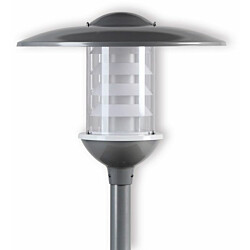 LED-puistovalaisin Ensto Camillo Led, 35W/840, 4000K, 3060lm, IP44, helmenharmaa