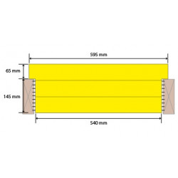 Eristelevy Finnfoam FI-K600, 210mm, seinä-, katto- ja rossipohjaeriste