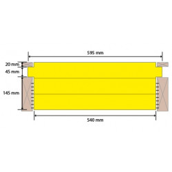 Eristelevy Finnfoam FL-K600, 210mm, seinä-, katto- ja rossipohjaeriste