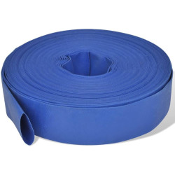 Litteä vesiletku, 50m, 2" PVC vedenjakelu