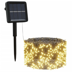 Aurinkoenergia keijuvalot, 5kpl, 5x200 LED, lämmin valk., sisä/ulko