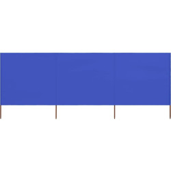 Tuulensuojakangas 3 paneelilla, 400x80cm, taivaansininen