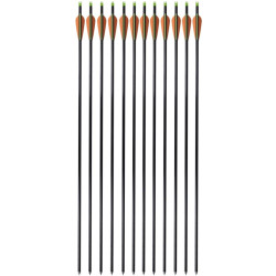 Jousipyssyn nuolet, 30", 0.8cm, lasikuitu, 12 pcs
