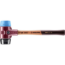 Vaihtopäävasara Halder Simplex 3012.060, 405mm/Ø60mm, 1480g, TPE-soft/kumikomp.