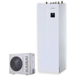 Ilma-vesilämpöpumppu Kaisai DUO KMK-240L-100RY3/KHA-08RY1-B, 8kW