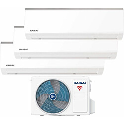 Ilmalämpöpumppu jäähdytyskäyttöön Kaisai Multisplit 3xFly 09, 2.6kW