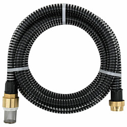 Imuletku 20m, messinkiliittimillä, musta 1,1" PVC