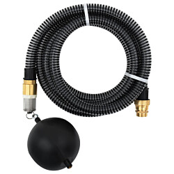 Imuletku messinkiliittimillä PVC, musta 1,1" 25m, kellutussarja