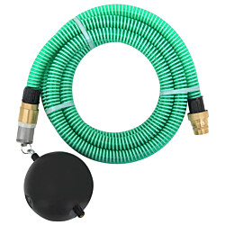 Imuletku messinkiliittimillä PVC, vihreä 1,1" 15m