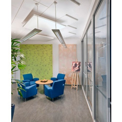 Akustiikkalevy Ecophon Master SQ A, 600x600x40mm, valkoinen, 10kpl, 3,6m²/pkt