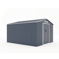 Pihavarasto Fornorth, 8.84m², sokkelilla, harmaa