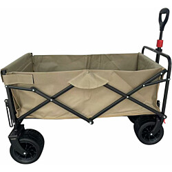 Puutarhakärry Fornorth, 115x61x105cm, max. 100kg, beige