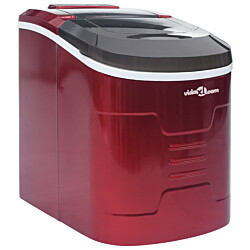 Jääpalakone 2,4 l 15 kg/24 h punainen